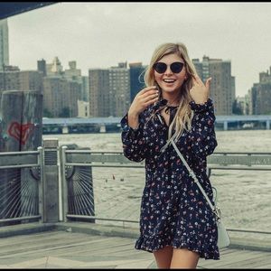 Floral dress Zara Basic Size S